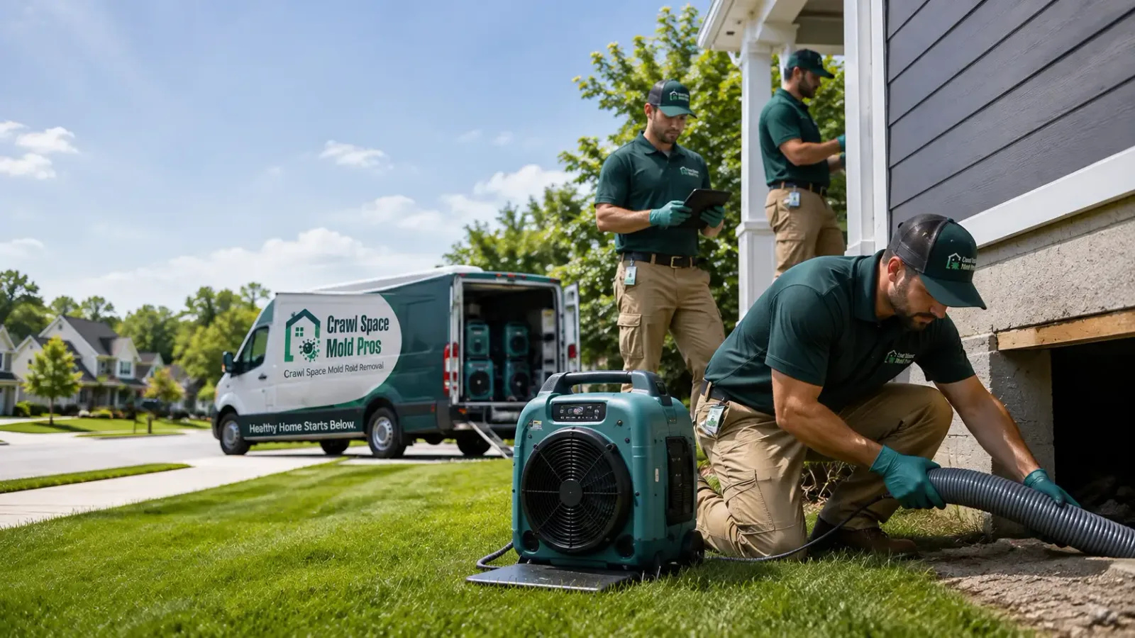Crawl Space Mold Removal in Cromwell, OK